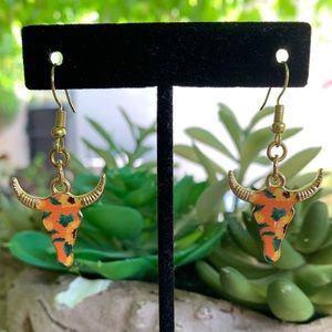 Sunflower Bull Earrings